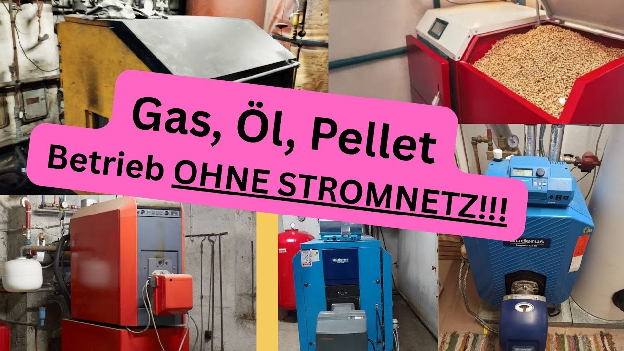 Stromausfall in Berlin? Wie man (fast) jede Heizung (Gas, Öl, Pellet) ohne Stromnetz betreiben kann!