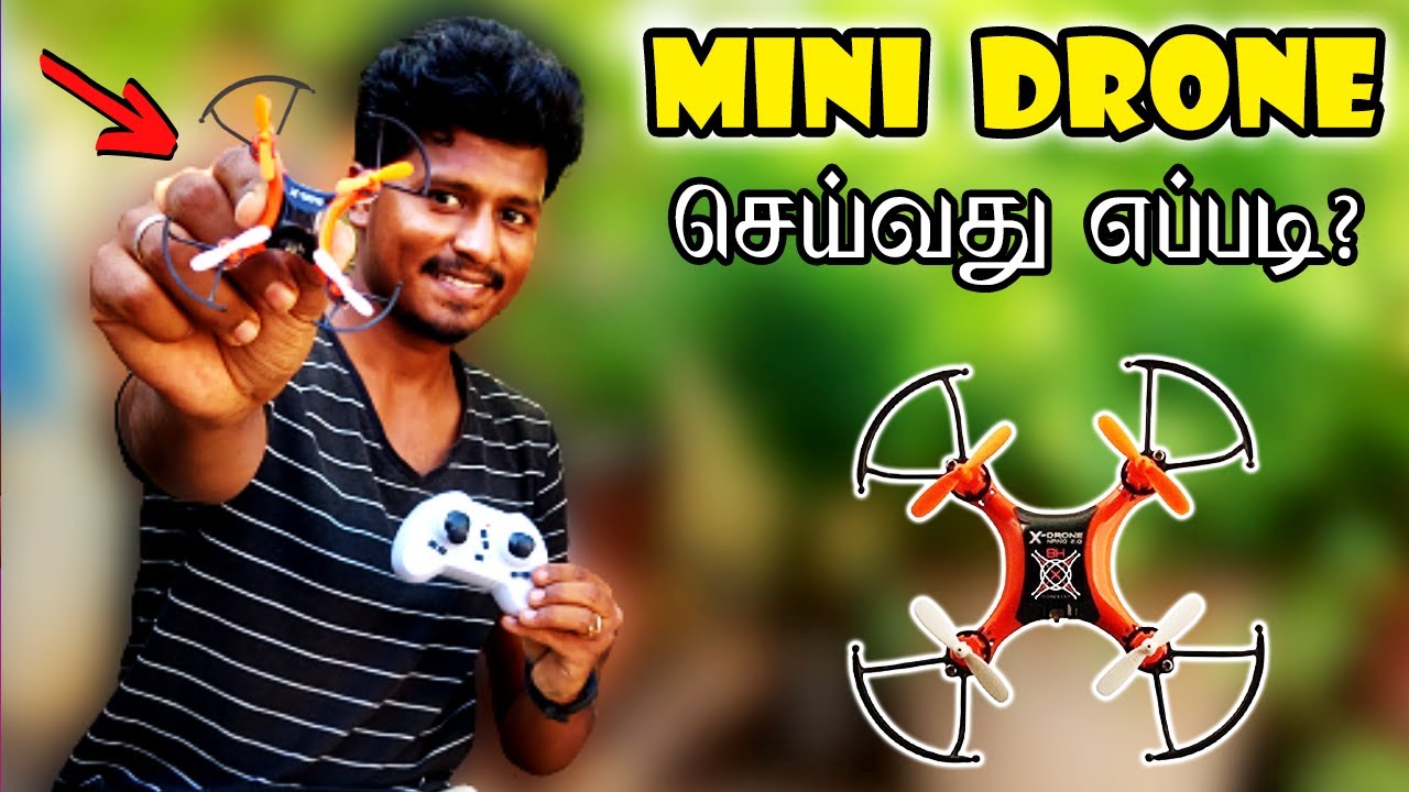 How to Make a Mini Remote Control Drone | Mini RC Drone செய்வது எப்படி? | Vijay Ideas