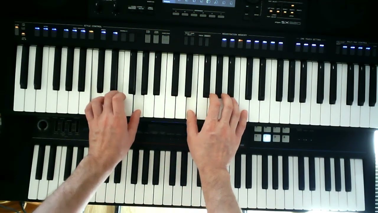 Joy - Touch By Touch Extra Bass LIVE keyboard instrumental cover