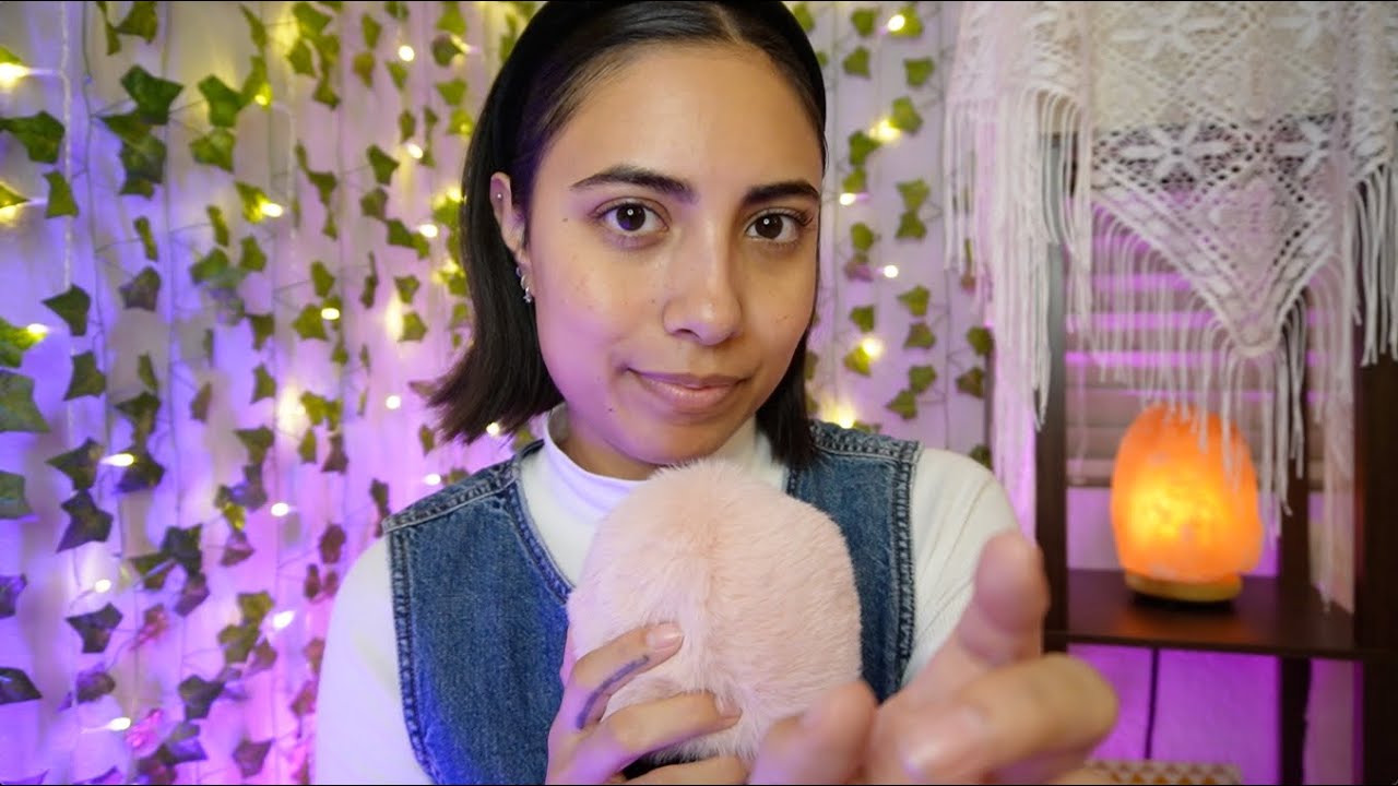 ASMR for Self-Worth 💜 Close & Clicky Whispering w Hand Movements