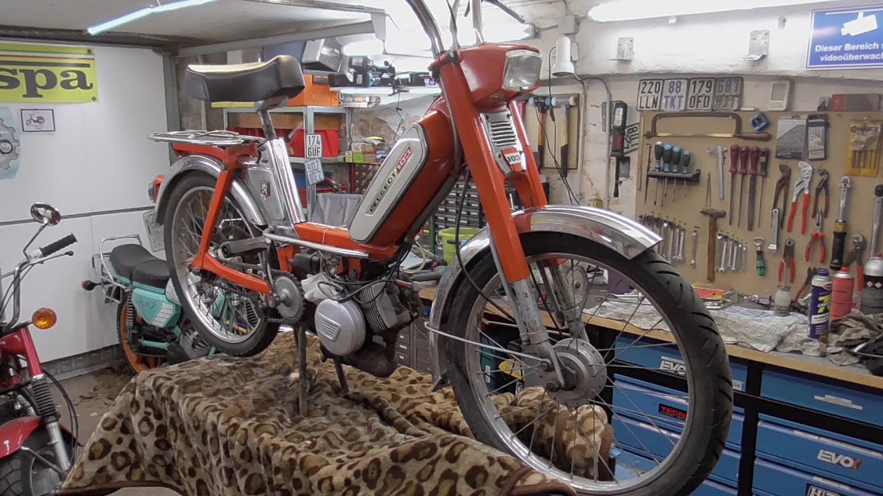Peugeot 103 ML-D Bj. 73 springt schlecht an, keine Leistung, kein Leerlauf