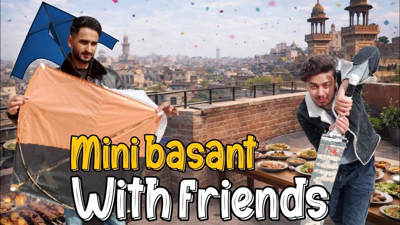 Mini Basant 2026 With Friend 😄 Full Enjoy | HZeeVlogs15 |