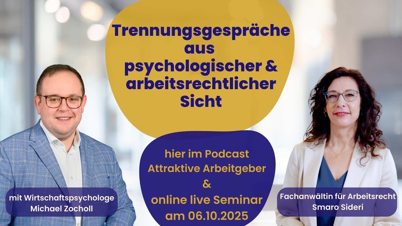 Trennungsgespräche aus psychologischer und arbeitsrechtlicher Sicht