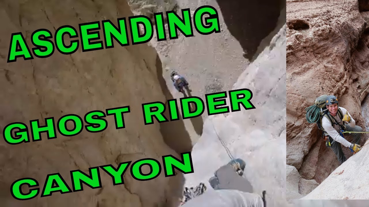 Ascending Ghost Rider Canyon, Virgin River Gorge, Arizona
