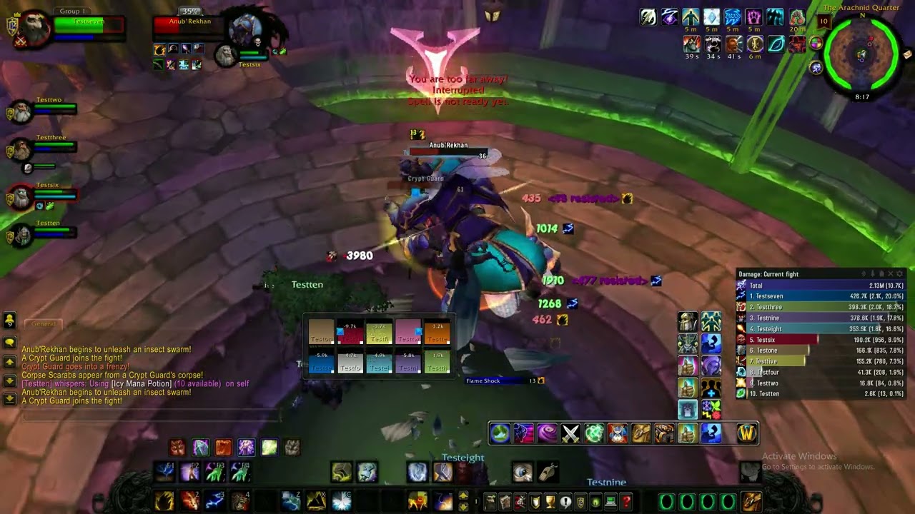 Azerothcore Playerbots Anub'Rekhan Kill