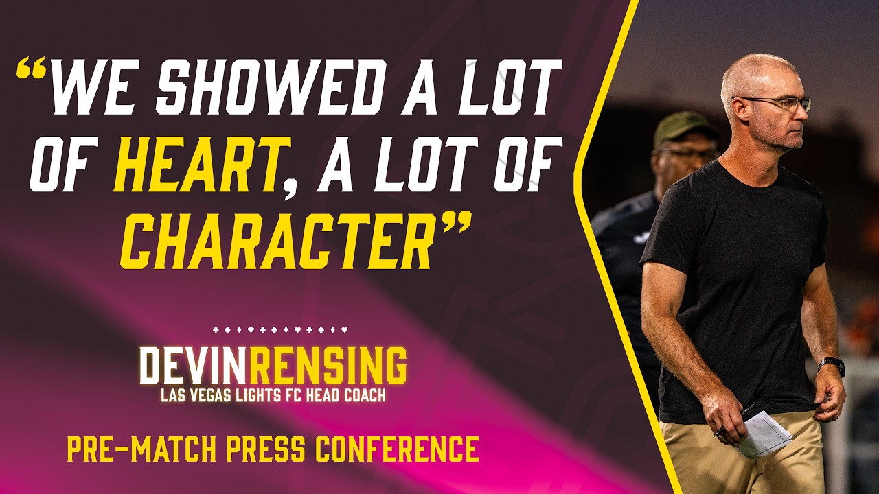Pre-Match Press Conference | Las Vegas Lights FC at Detroit City FC