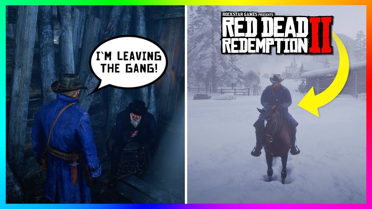 What Happens If Arthur Morgan Leaves The Gang During Chapter 1 In Red Dead Redemption 2? (RDR2)