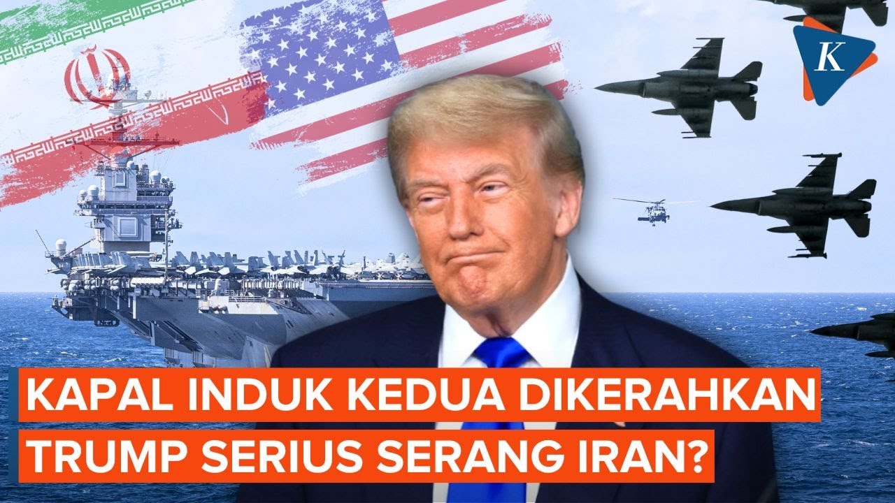 AS Kerahkan Kapal Induk Terbesar, Serangan ke Iran di Depan Mata?