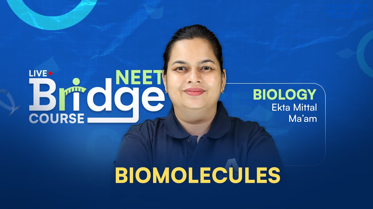 Biomolecules | Biology - Free Bridge Course for NEET 2025 Aspirants 📚  @ALLENNEET