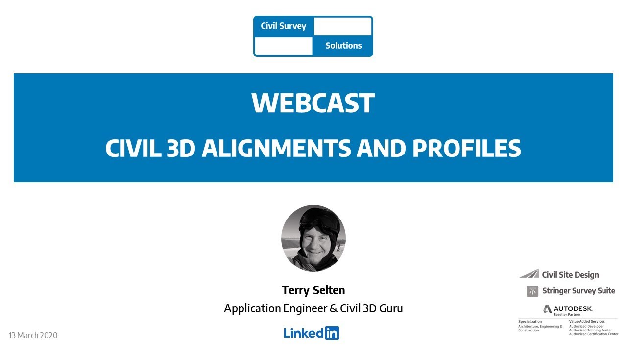 Civil Survey Solutions - Webcast: Civil 3D Alignments & Profiles 101