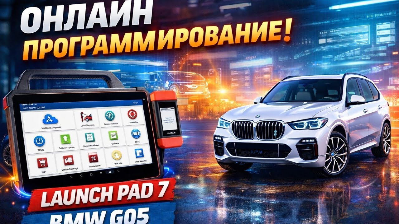 BMW ONLINE PROGRAMMING LAUNCH PAD 7 , BMW ОНЛАЙН ПРОГРОМИРОВАНИЕ ,#launch #programming #artur #артур