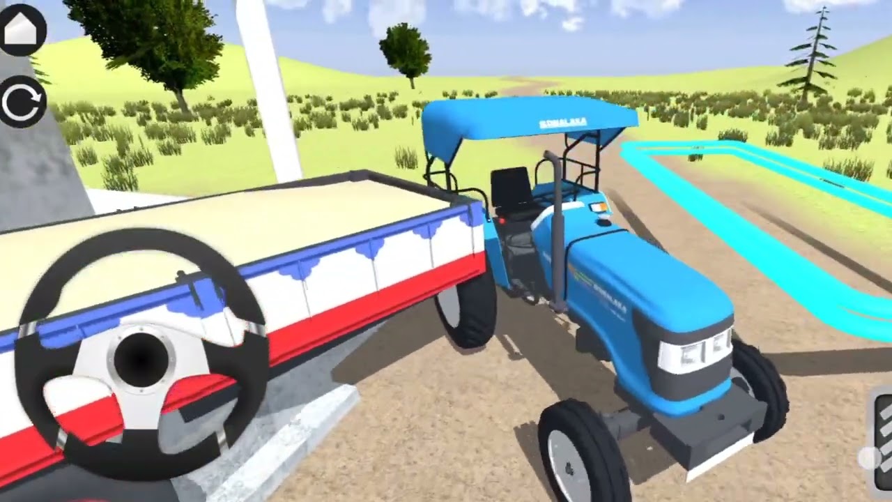 Indian Tractor Simulator Lite | Driving Sonalika Tractor| Glitch maut 
