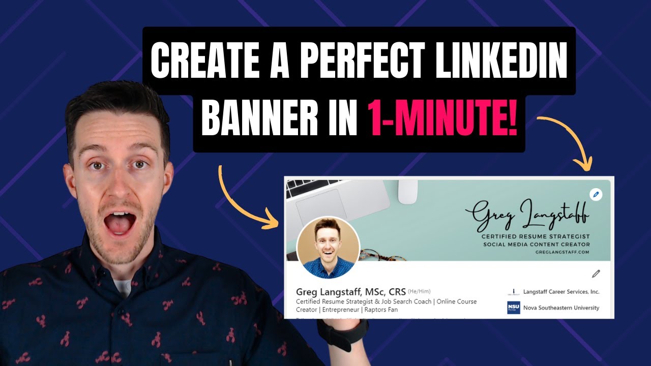 Как создать идеальный баннер LinkedIn за 1 минуту (пример)