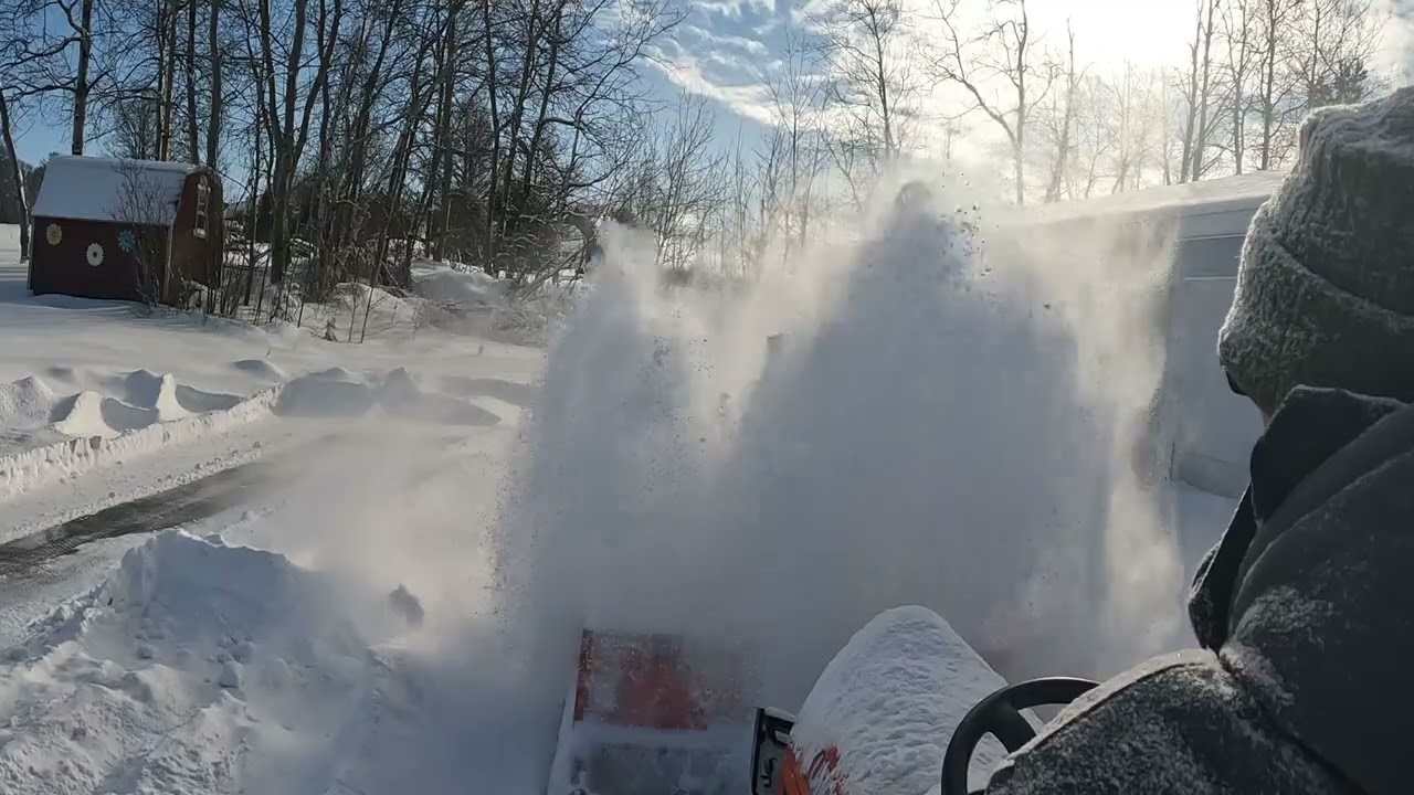 Kubota BX2380 Broom vs Snow