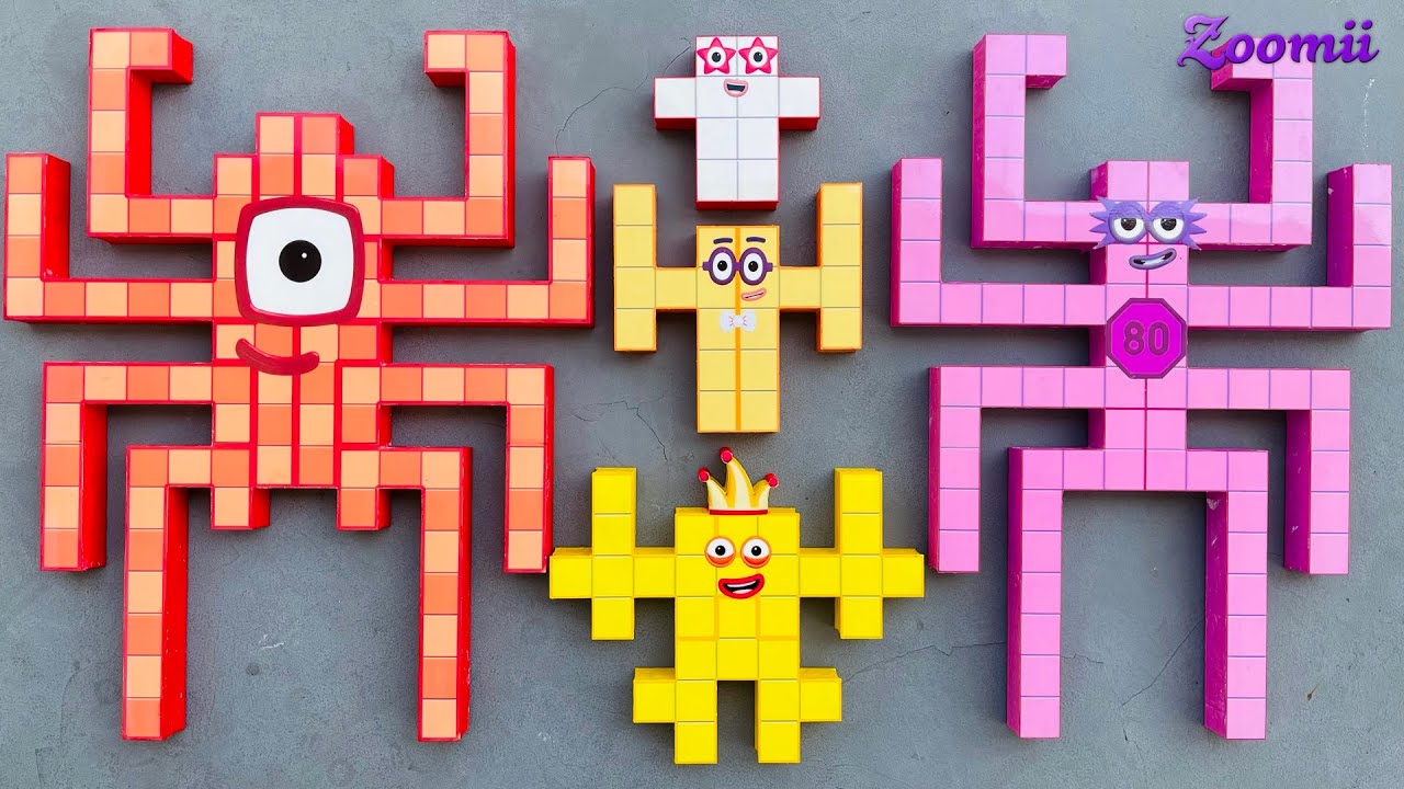 Looking for Numberblocks Puzzle Tetris NEW 100vs10 Space ASMR Numberblocks Satisfying Video #87