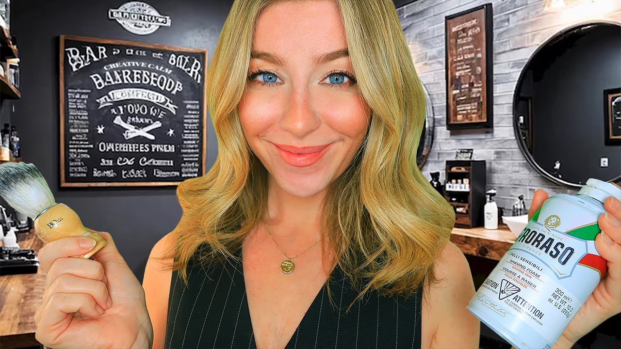 ASMR: НЕПРАВИЛЬНОЕ бритьё в мужском барбершопе | Ft Realistic Binaural Sounds of Breath