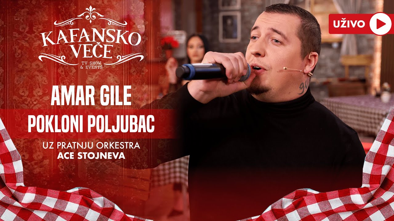 AMAR GILE - POKLONI POLJUBAC | UZIVO | (ORK. ACE STOJNEVA) | 2024 | KAFANSKO VECE