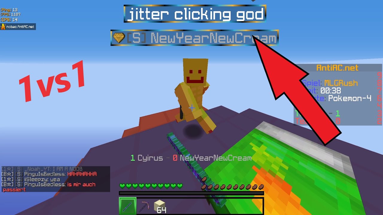 jitterclickinggod VS. HowToBedwars
