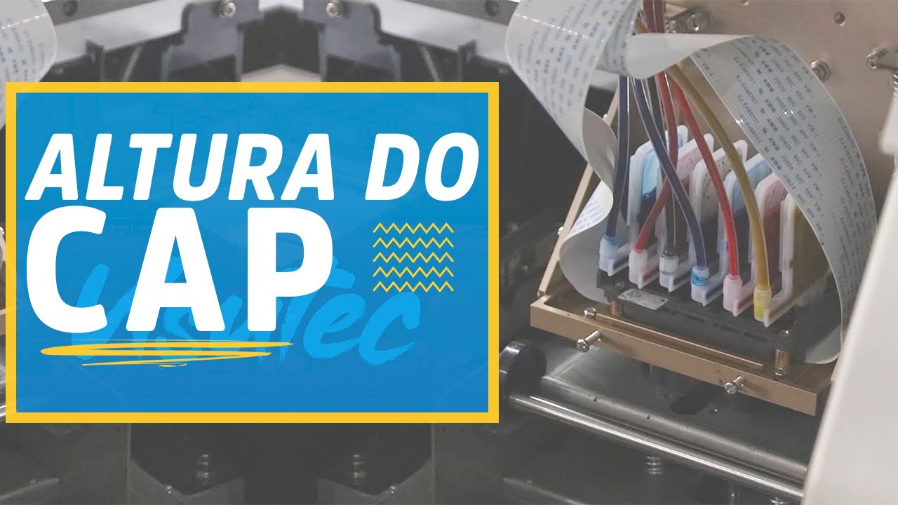 Visutec | Vídeo Técnico | Como configurar a altura do CAP das Plotters Visutec