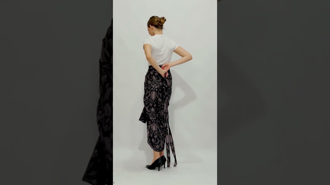Tutorial Memakai Rok Lilit