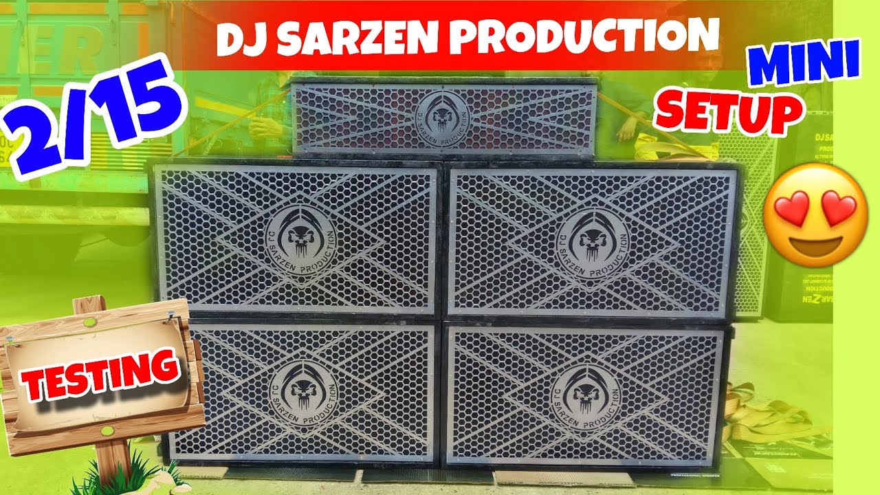 DJ SARZEN PRODUCTION SOUND CHECK 2/15, MINI setup l #djsarzen #dj