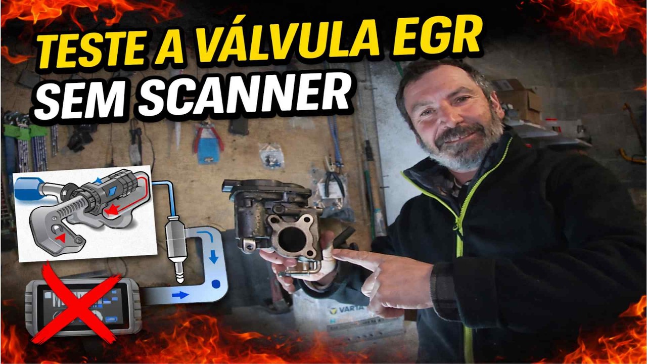 TESTE VALVULA EGR SEM SCANNER
