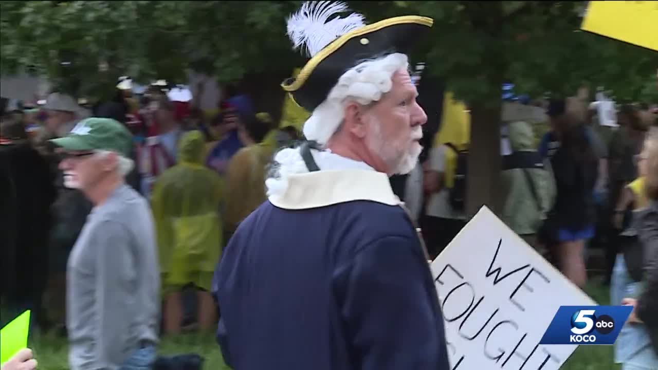 Thousands in Oklahoma City join 'No Kings' protests against Trump administration