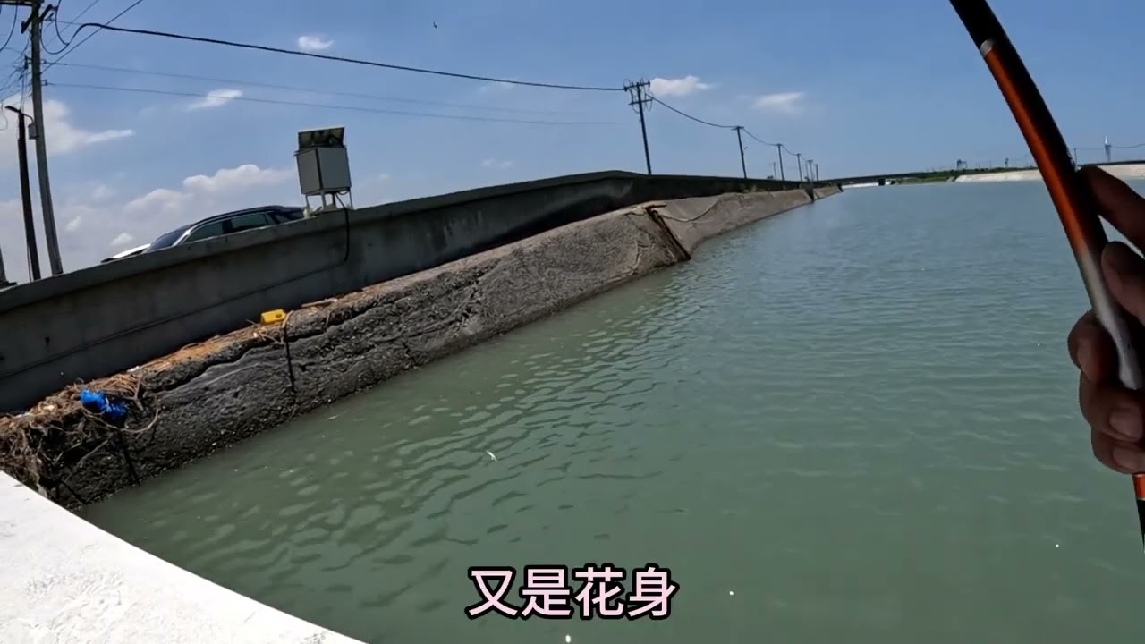 台西舊虎尾溪橋.3號水門釣魚