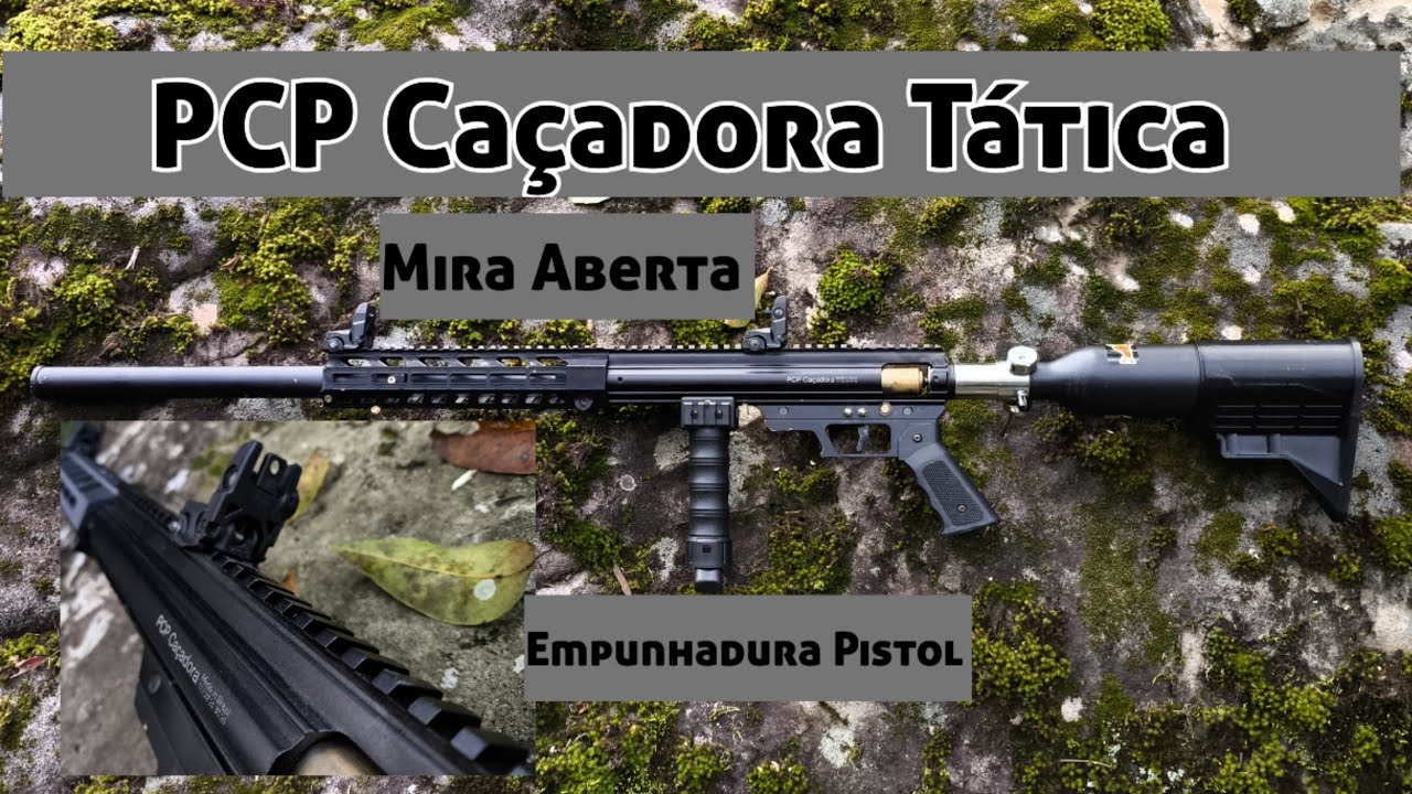 PCP Caçadora Tática com Mira Aberta