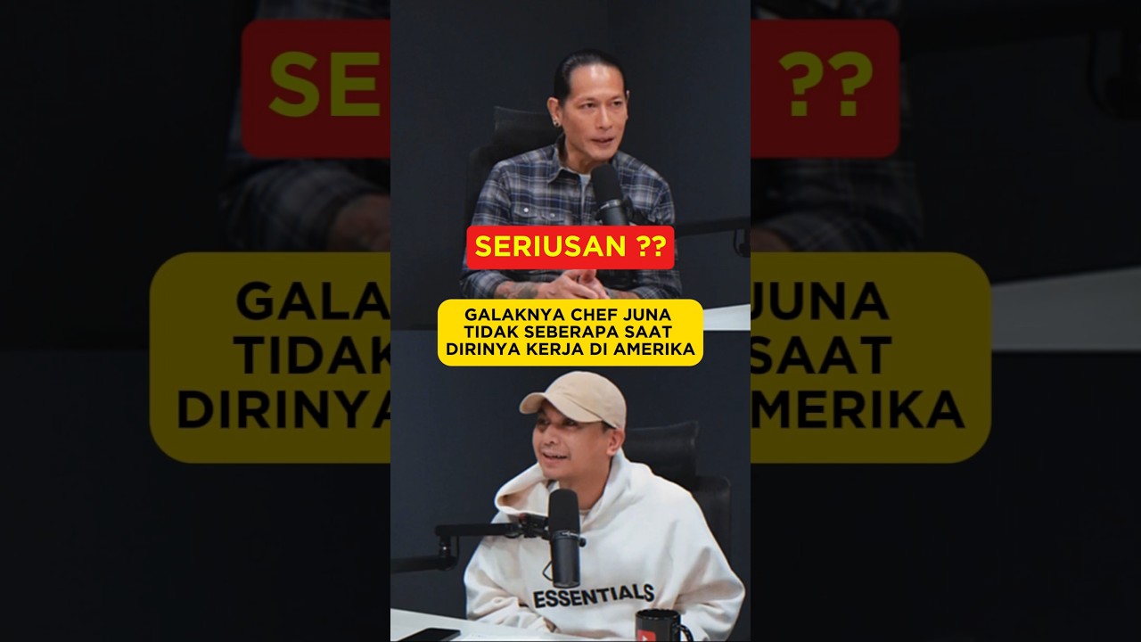 GALAKNYA CHEF JUNA TIDAK SEBERAPA SAAT DIRINYA KERJA DI AMERIKA
