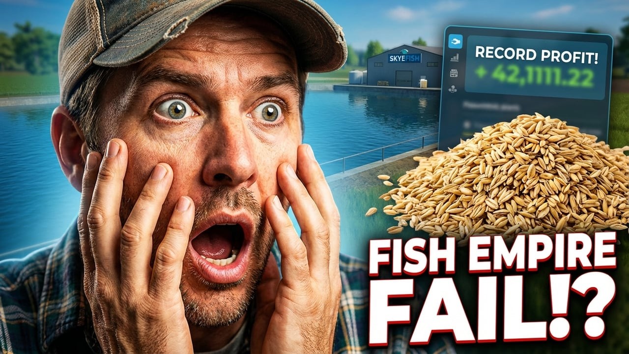 New Hope Fish Empire Grows! Full Oat Harvest & Pond Construction | FS25