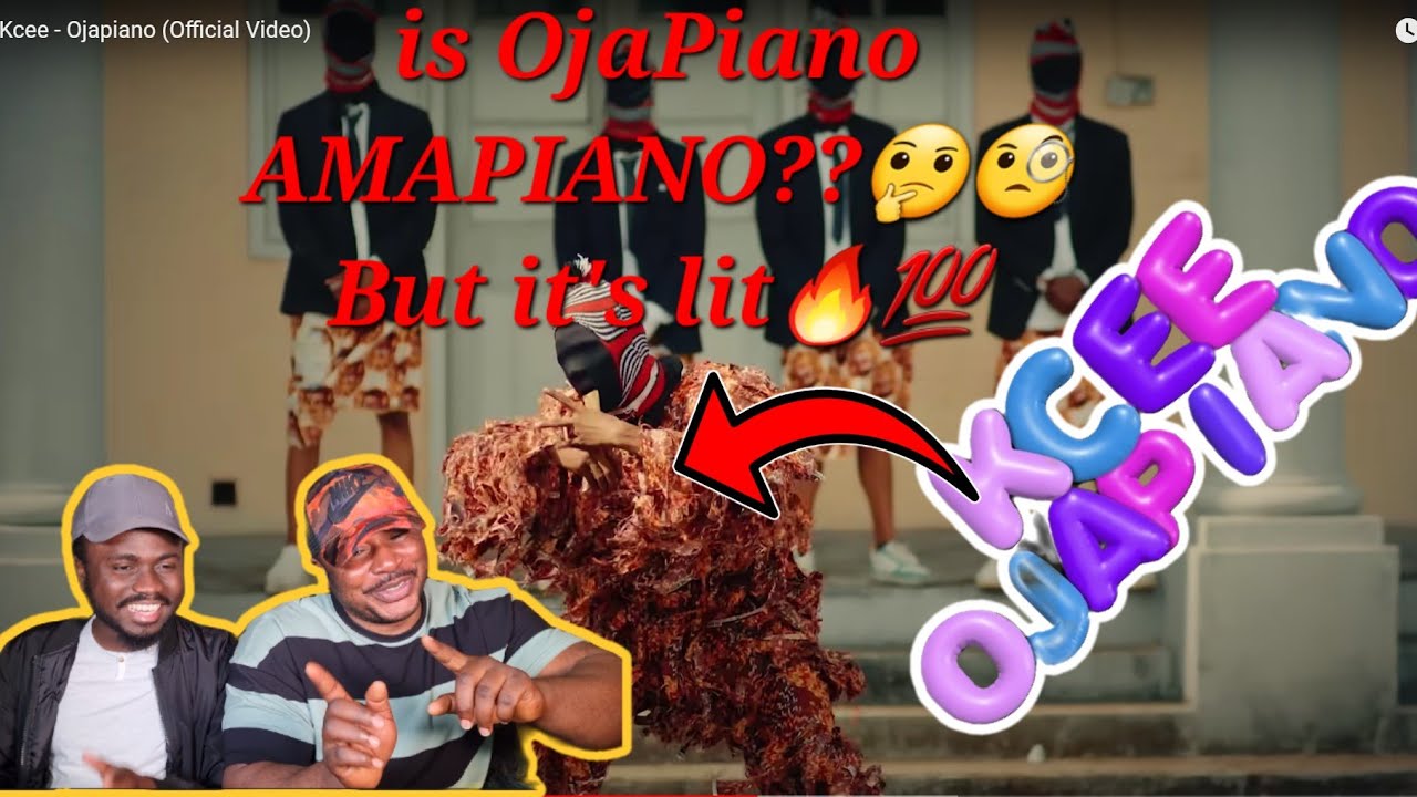 Reaction To || Kcee - Ojapiano (Official Video)