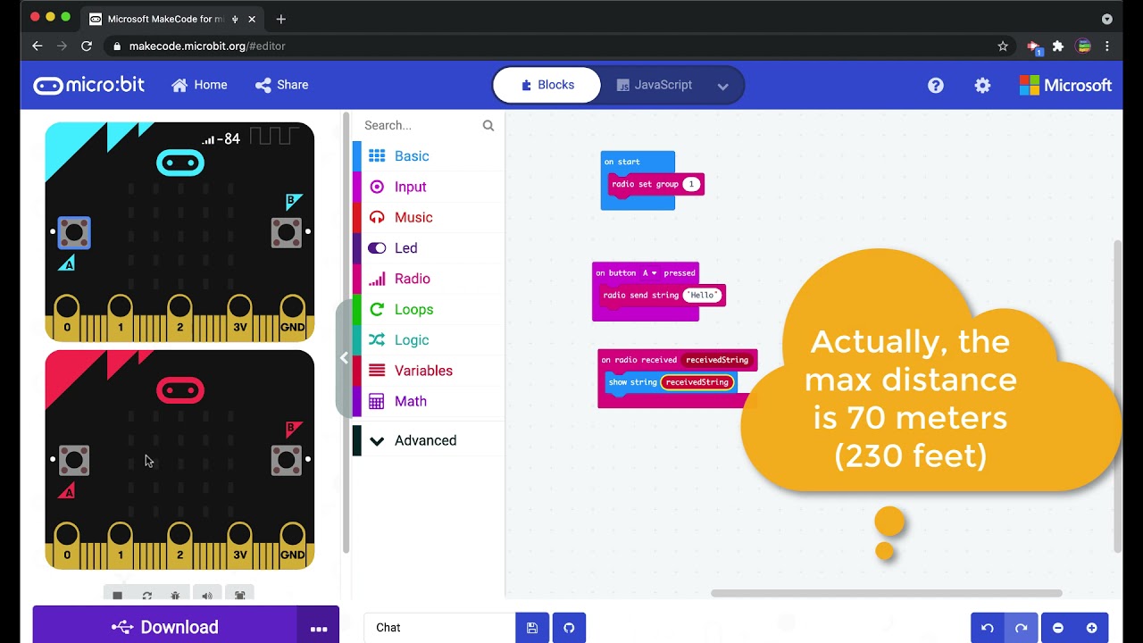 02. micro:bit - Radio Chat