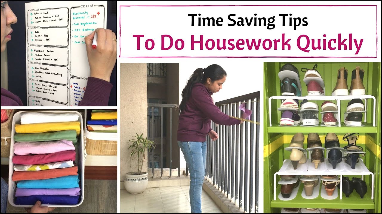7 Best Time Saving Home Organizing Tips | How To Save Time In Home And Kitchen