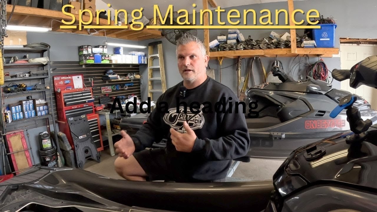 Spring Tune Up On My JET SKI