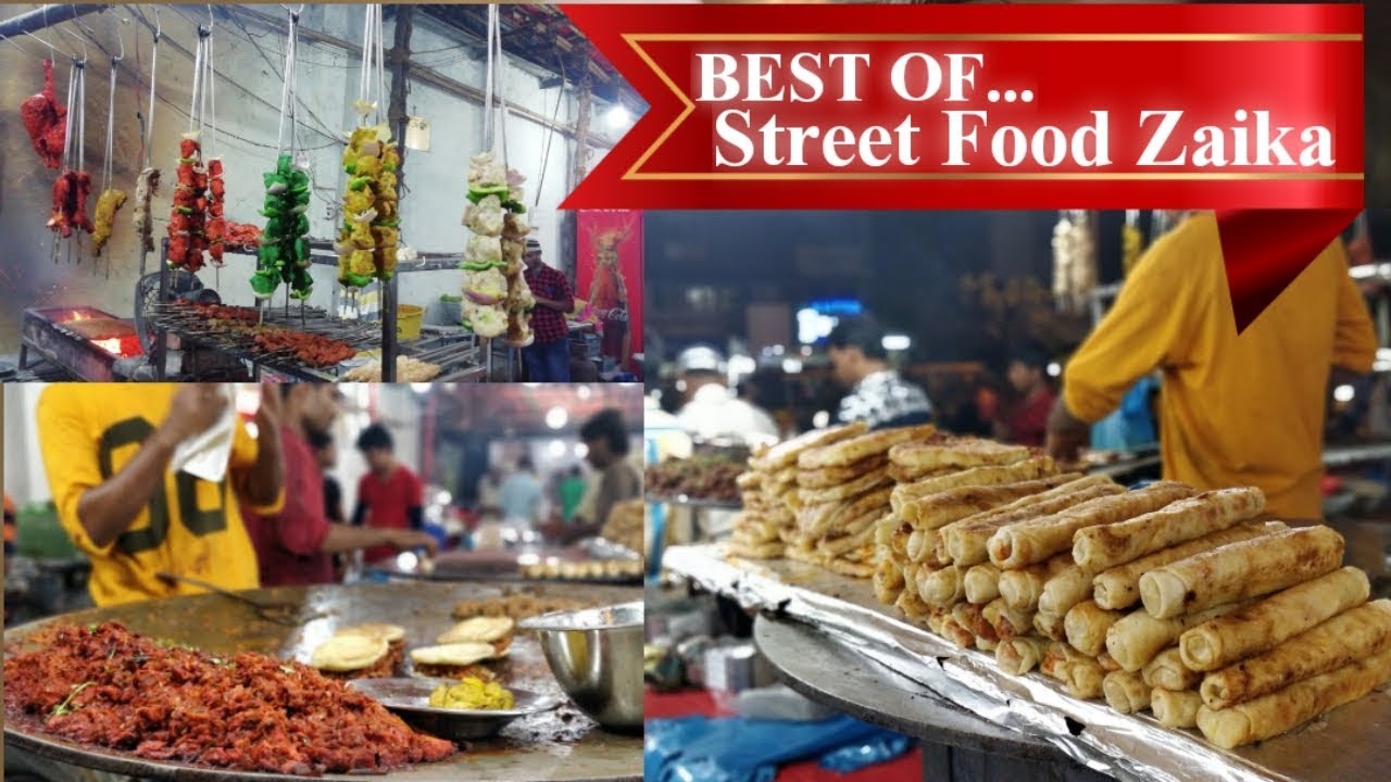 Street ka food court | Best of street food zaika | miya bhai k liye khazana