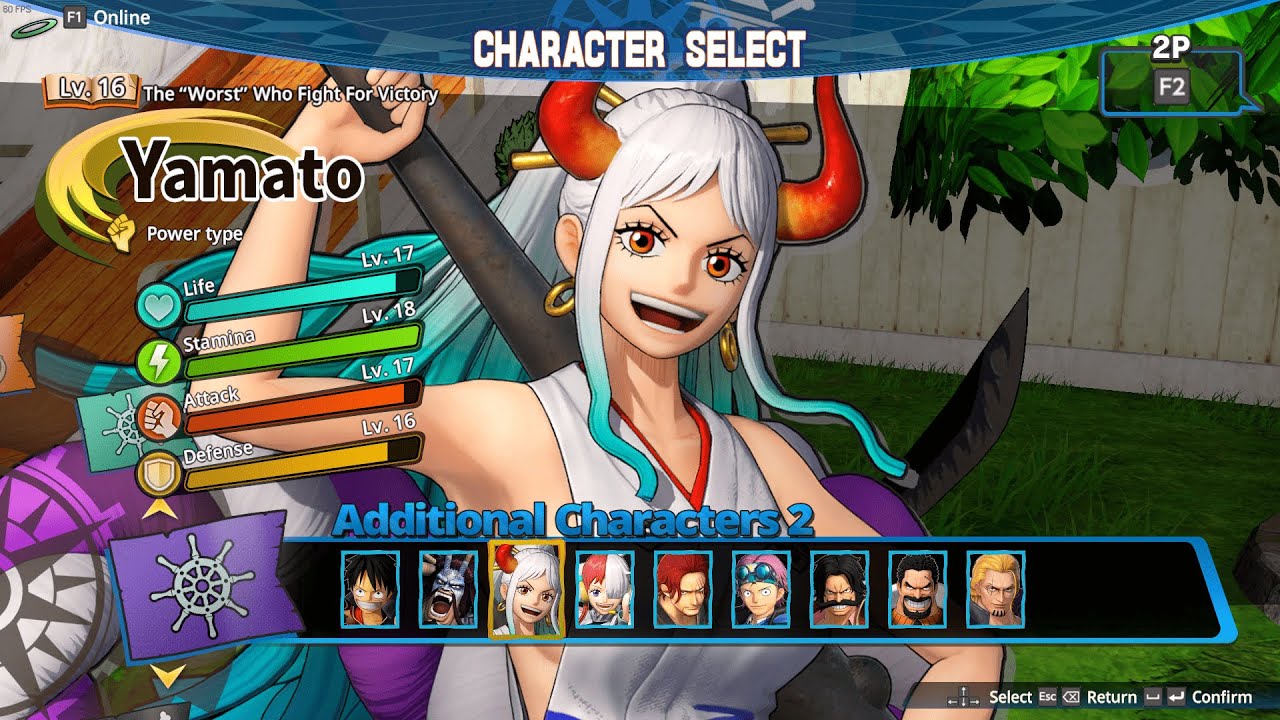 ONE PIECE PIRATE WARRIOR 4 - YAMATO GAMEPLAY