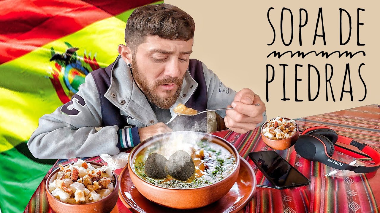 PRUEBO la KALAPURKA una SOPA con PIEDRA VOLCÁNICA ❗❗ Tradición Potisína 👌 BOLIVIA