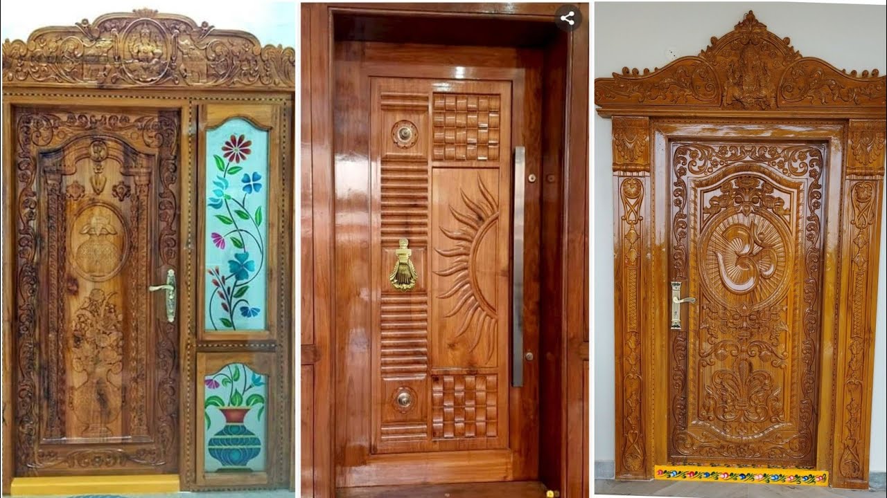 Modern Main Entrance Teak Wood Door Design 2026 | Teak Wood Door Design | Door Design | Main Door 