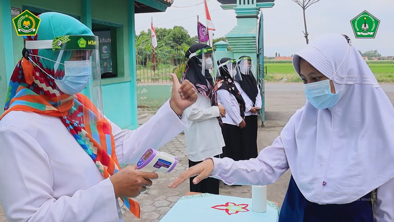 Persiapan KBM Tatap Muka MTsN 1 Cirebon