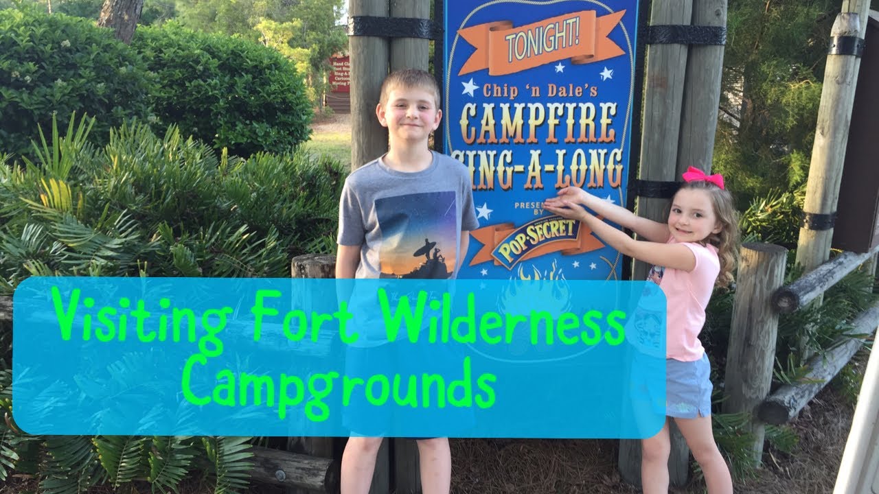 Disney's Fort Wilderness Campgrounds | Chip and Dale's Campfire Sing-Along | Disney World Vlog