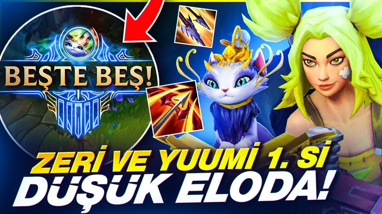 D&Uuml;NYA ZERİ VE YUUMİ 1.Sİ D&Uuml;Ş&Uuml;K ELODA BERABER OYNARSA NE OLUR? | Zero LoL