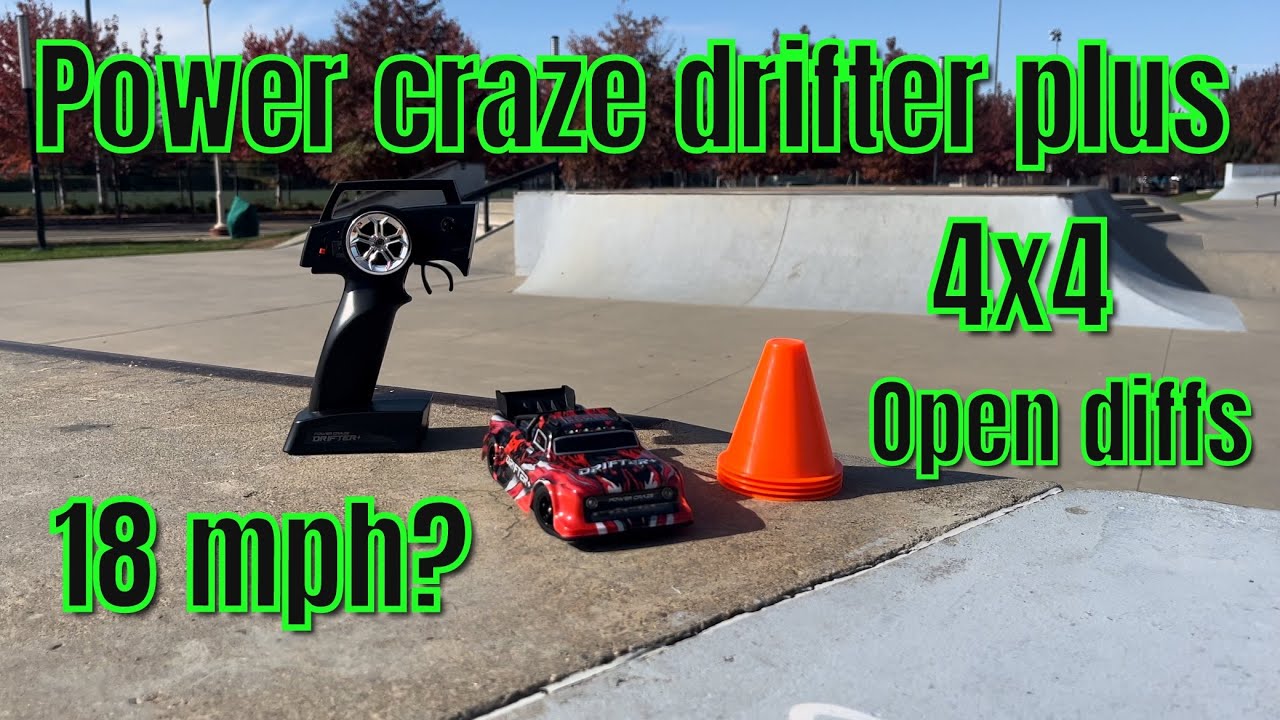Power Craze Drifter Plus - Распаковка и поездка в скейт-парк ￼