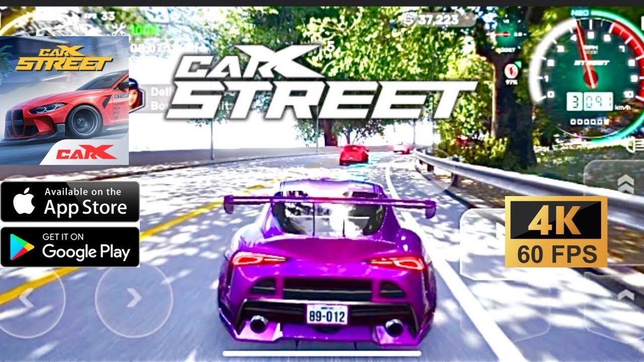 Carx Street 4k graphics - Supra-mk5 | Max graphics gameplay | iPhone 15