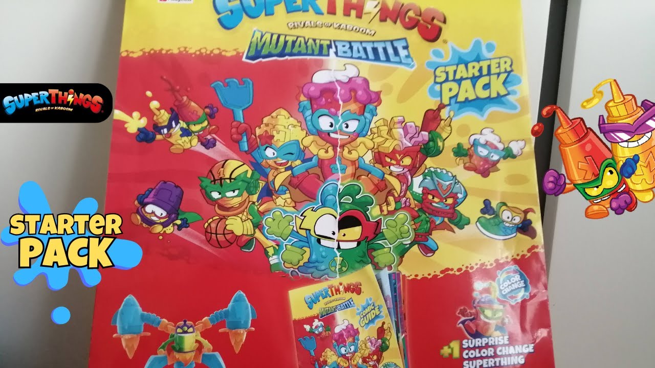 NEW STARTER PACK! 🔥 SuperThings Mutant Battle Starter Pack!! ⚠️ Unboxing And Review.. #superthings