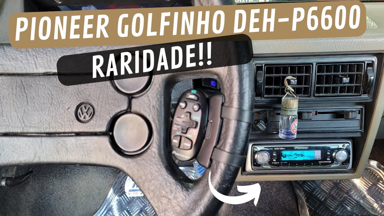 PIONEER GOLFINHO DEH-P6600 / FUNÇÕES / CONTROLE DE VOLANTE PIONEER / GOL QUADRADO