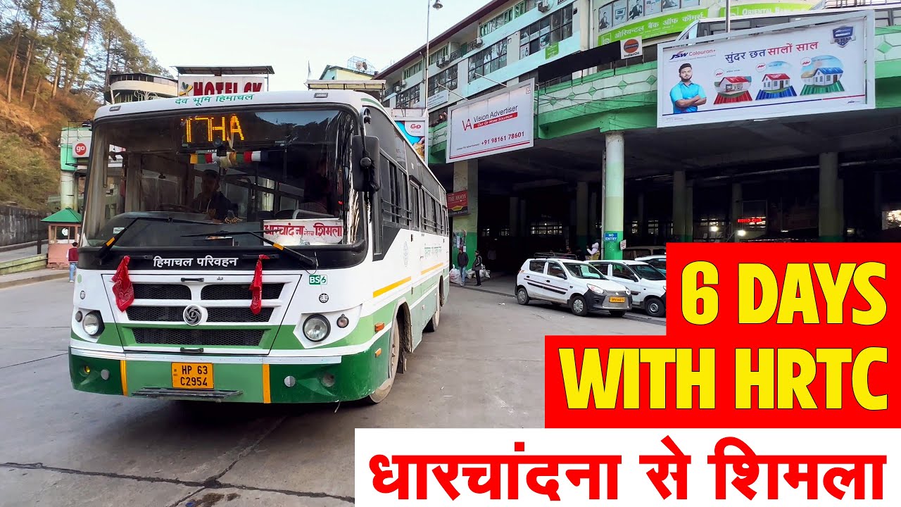 DHARCHANDNA TO SHIMLA by HRTC bus | Part-6 । Travel Guide | Himbus