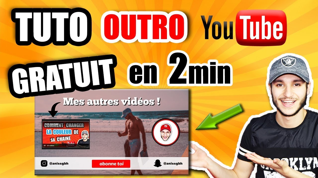 [TUTO] COMMENT FAIRE UNE OUTRO YOUTUBE EN 2MIN