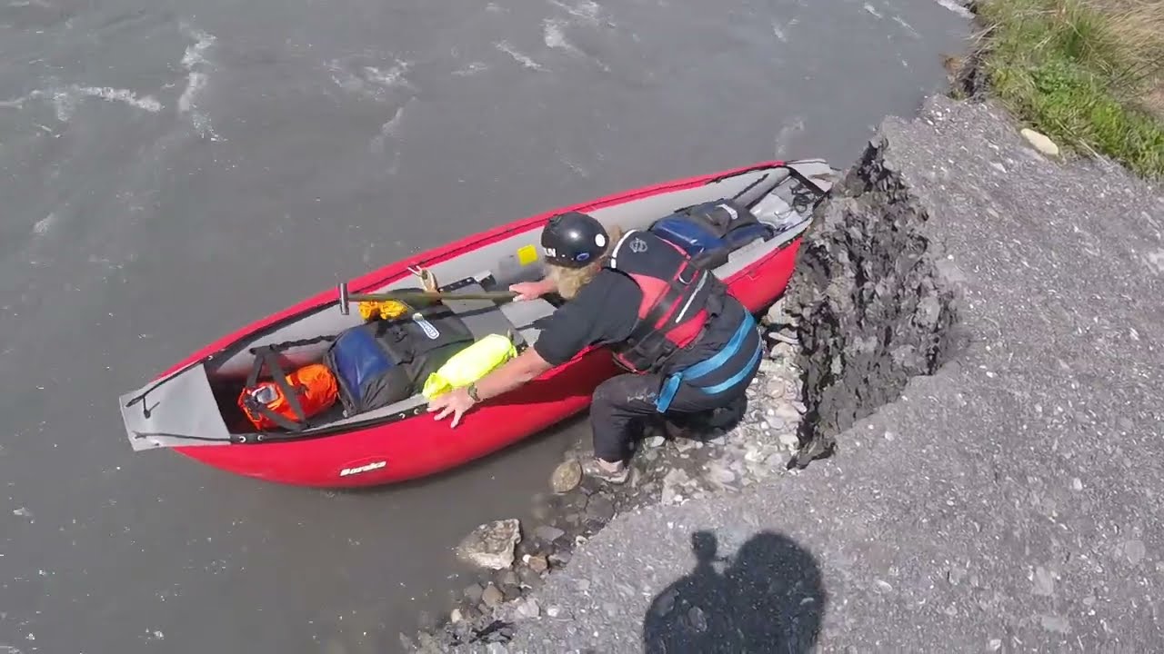 Essai d'un Baraka et d'un K2 chargés sur l'Ubaye