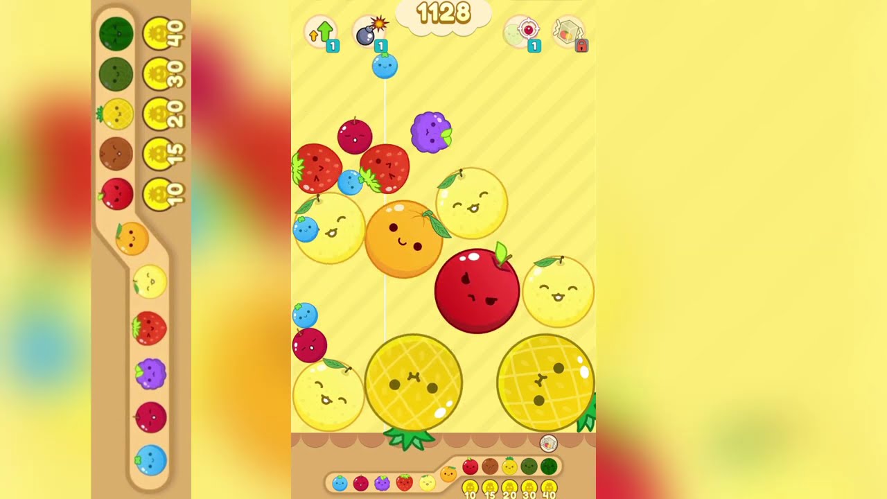 MERGE FRUITS | Gameplay | Found a bug😱